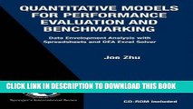 Collection Book Quantitative Models for Performance Evaluation and Benchmarking: Data Envelopment
