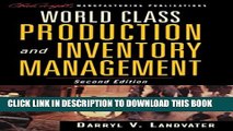 Best Pdf World Class Production And Inventory Management - 