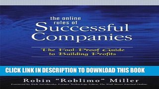 New Book The Online Rules of Successful Companies: The Fool-Proof Guide to Building Profits Reader