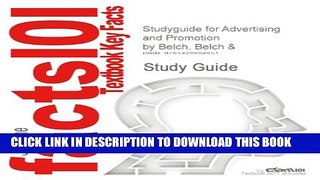 New Book Studyguide for Advertising and Promotion by Belch, Belch  , ISBN 9780072536768