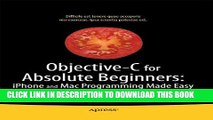 New Book Objective-C for Absolute Beginners: iPhone, iPad and Mac Programming Made Easy