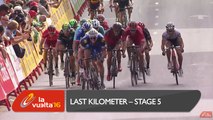 Last kilometer / Ultimo kilómetro - Etapa 5 - La Vuelta a España 2016