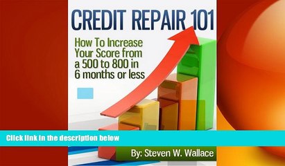 READ book  Credit Repair 101 : How To Increase Your Score from a 500 to 800 in 6 months or less