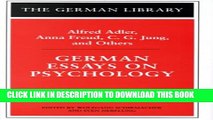 [PDF] German Essays on Psychology: Alfred Adler, Anna Freud, C.G. Jung, and Others Popular Colection