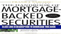 New Book Handbook of Mortgage Backed Securities