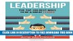 New Book Leadership: The Top 100 Best Ways To Be A Great Leader