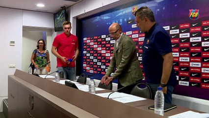 FCB Handbol: presentación Lasse Andersson [ESP]