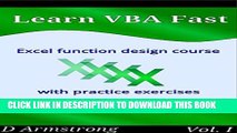 [PDF] Learn VBA Fast, Vol. I: Excel function design course, with practice exercises (The VBA