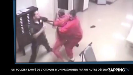 Un détenu sauve un policier de l’attaque d’un prisonnier (Vidéo)