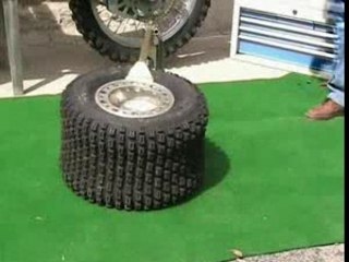 RDP racing | Décollage d'un gros pneu de quad