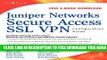 New Book Juniper Networks Secure Access SSL VPN Configuration Guide