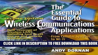 New Book The Essential Guide to Wireless Communications Applications (2nd Edition)