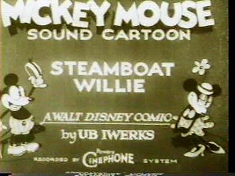 Mickey Mouse 1928 Steamboat Willie
