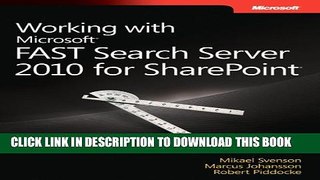 New Book Working with Microsoft FAST Search Server 2010 for SharePoint