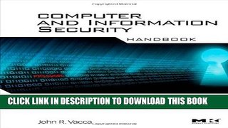 New Book Computer and Information Security Handbook (Morgan Kaufmann Series in Computer Security)