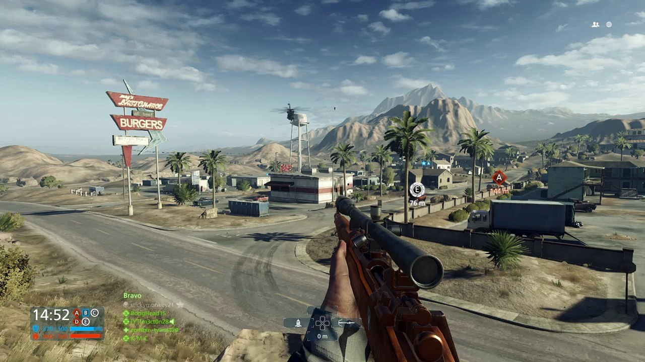 Battlefield™ Hardline sniper double kill