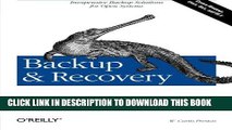 New Book Backup   Recovery: Inexpensive Backup Solutions for Open Systems