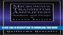 [PDF] Microwave Transistor Amplifiers: Analysis and Design (2nd Edition) Full Colection