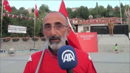 Darbeyi Protesto Etmek İçin Yola Çıkan Çolak, Ankara'ya Geldi