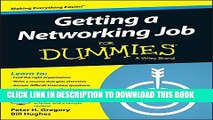 New Book Getting a Networking Job For Dummies (For Dummies (Computers))