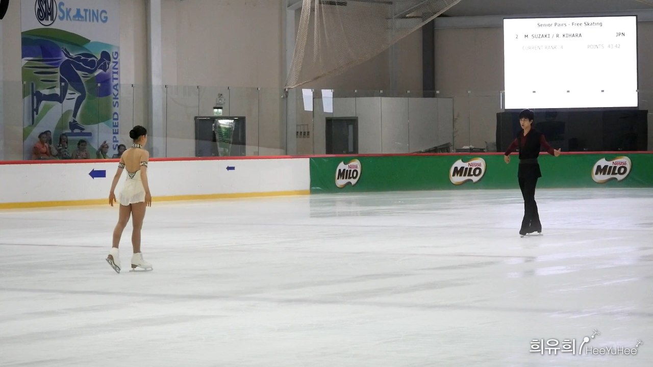 [2016.08.07] 2016 Asian Trophy (DAY5) Senior Pairs #02 Miu SUZAKI & Ryuichi KIHARA (JPN) FS