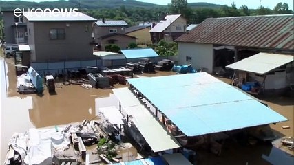 Japan: Typhoon Mindulle leaves destruction in its wake