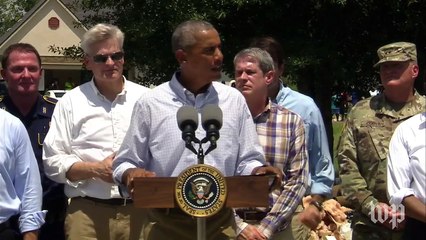Obama in Baton Rouge: 'People's lives have been upended'