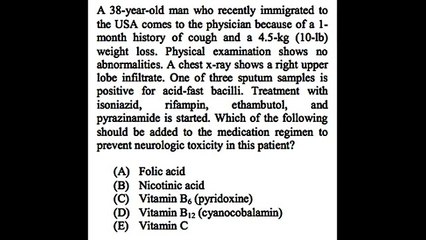 USMLE: Question 1 (with answer and explanation)