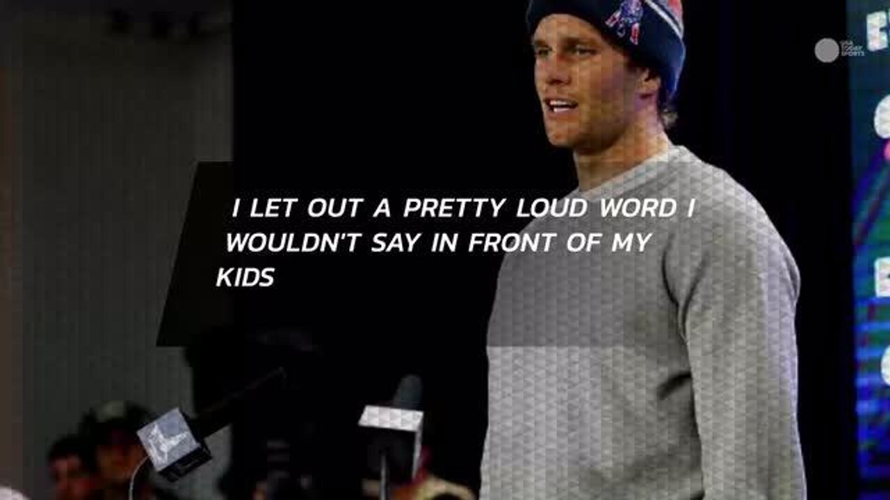 Tom Brady returns after 'silly accident' with scissors