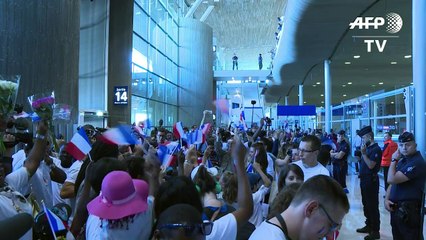 Rio-2016: les sportifs français de retour de Rio