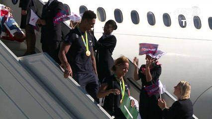 JO-2016: Yoka-Mossely, un couple en or de retour de Rio