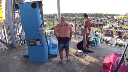 Scary Loop Water Slide at Calypso Waterpark