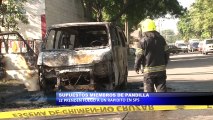 Supuestos pandilleros incendiaron rapidito en San Pedro Sula