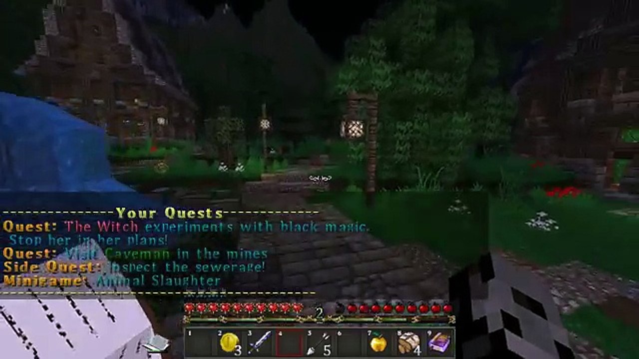 Minecraft- ANIMAL SLAUGHTER GAME! - HEROBRINE'S NEMISIS - Custom Map