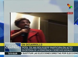 Rousseff: Están cometiendo una injusticia conmigo