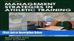 [Best Seller] Management Strategies in Athletic Training-4th Edition (Athletic Training Education)