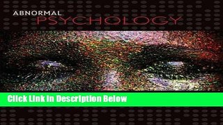[Reads] Abnormal Psychology Online Ebook