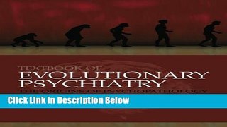 [Get] Textbook of Evolutionary Psychiatry: The origins of psychopathology Free New