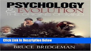 [Best] Psychology and Evolution: The Origins of Mind Online Ebook
