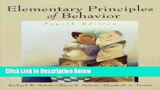 [Reads] Elementary Principles of Behavior (4th Edition) Online Books