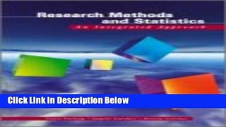 [Reads] Basic Research Methods and Statistics: An Integrated Approach Free Books