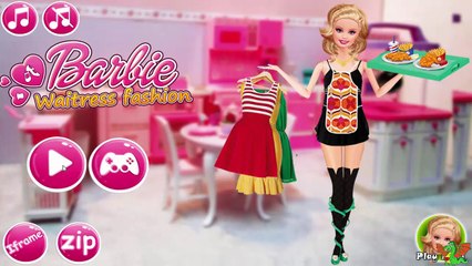 Barbie Waitress Fashion Game - Best Barbie Video Games For Girls