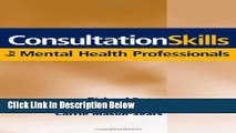 [Best Seller] Consultation Skills for Mental Health Professionals Ebooks Reads