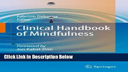 [Get] Clinical Handbook of Mindfulness Online New