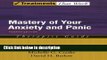 [Get] Mastery of Your Anxiety and Panic: Therapist Guide (Treatments That Work) Online New