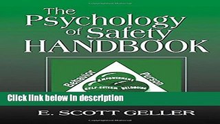 [Get] The Psychology of Safety Handbook Online PDF