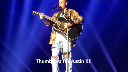 Justin Bieber live at V Festival - Cold Water (accoustic) -  21⁄08⁄2016