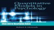 [Get] Quantitative Models in Psychology Free New