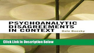 [Get] Psychoanalytic Disagreements in Context Free New