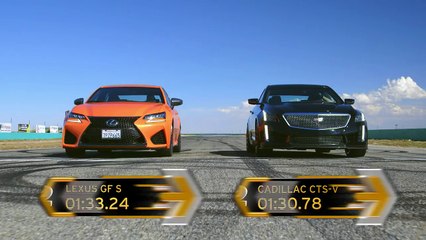 2016 Cadillac CTS-V vs. 2016 Lexus GS F - Head 2 Head Ep. 78_28
